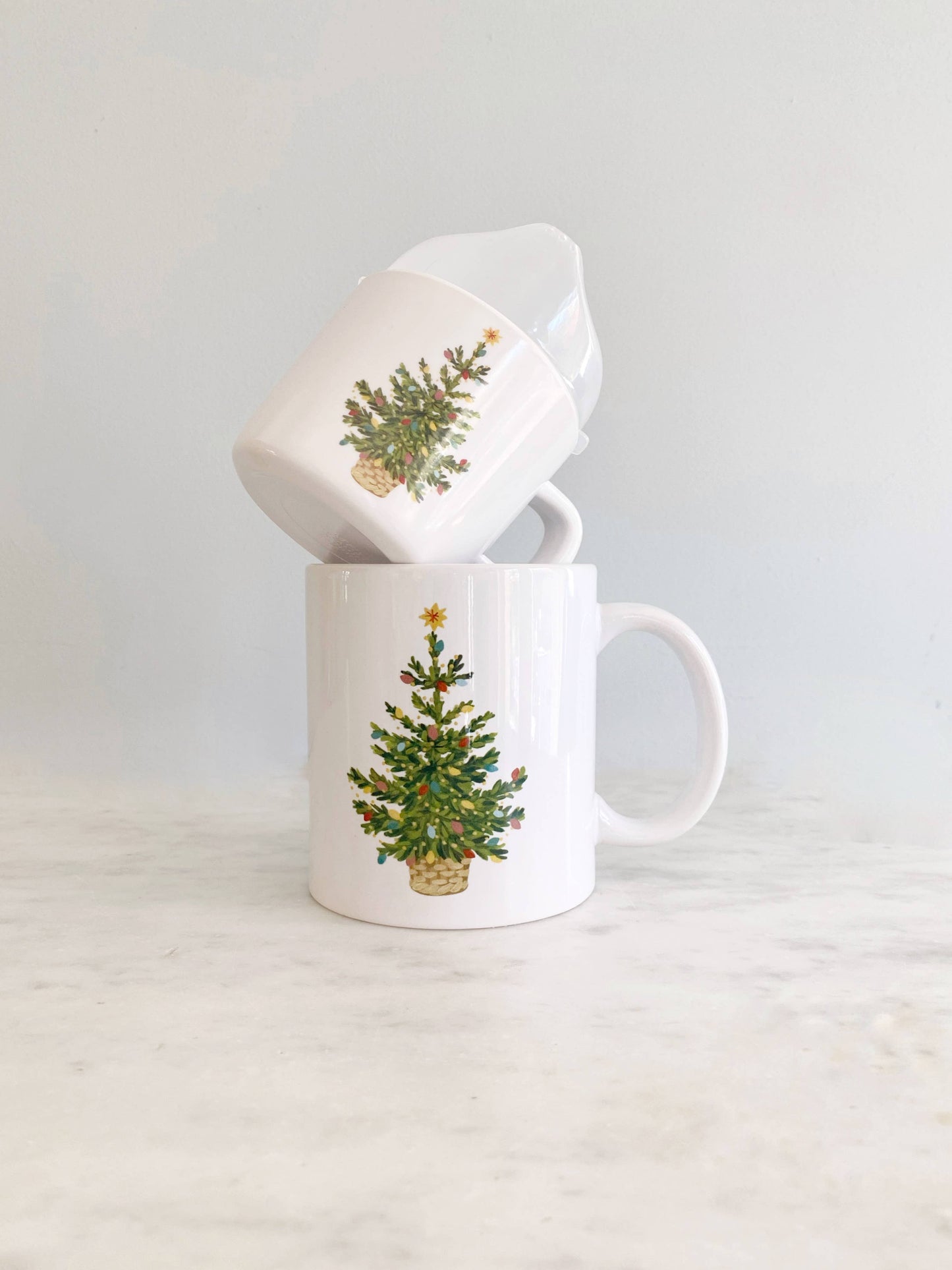 Christmas Tree Two of a Kind Cup Set