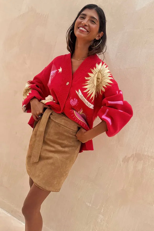 NFD - Red Mystical Cardigan 