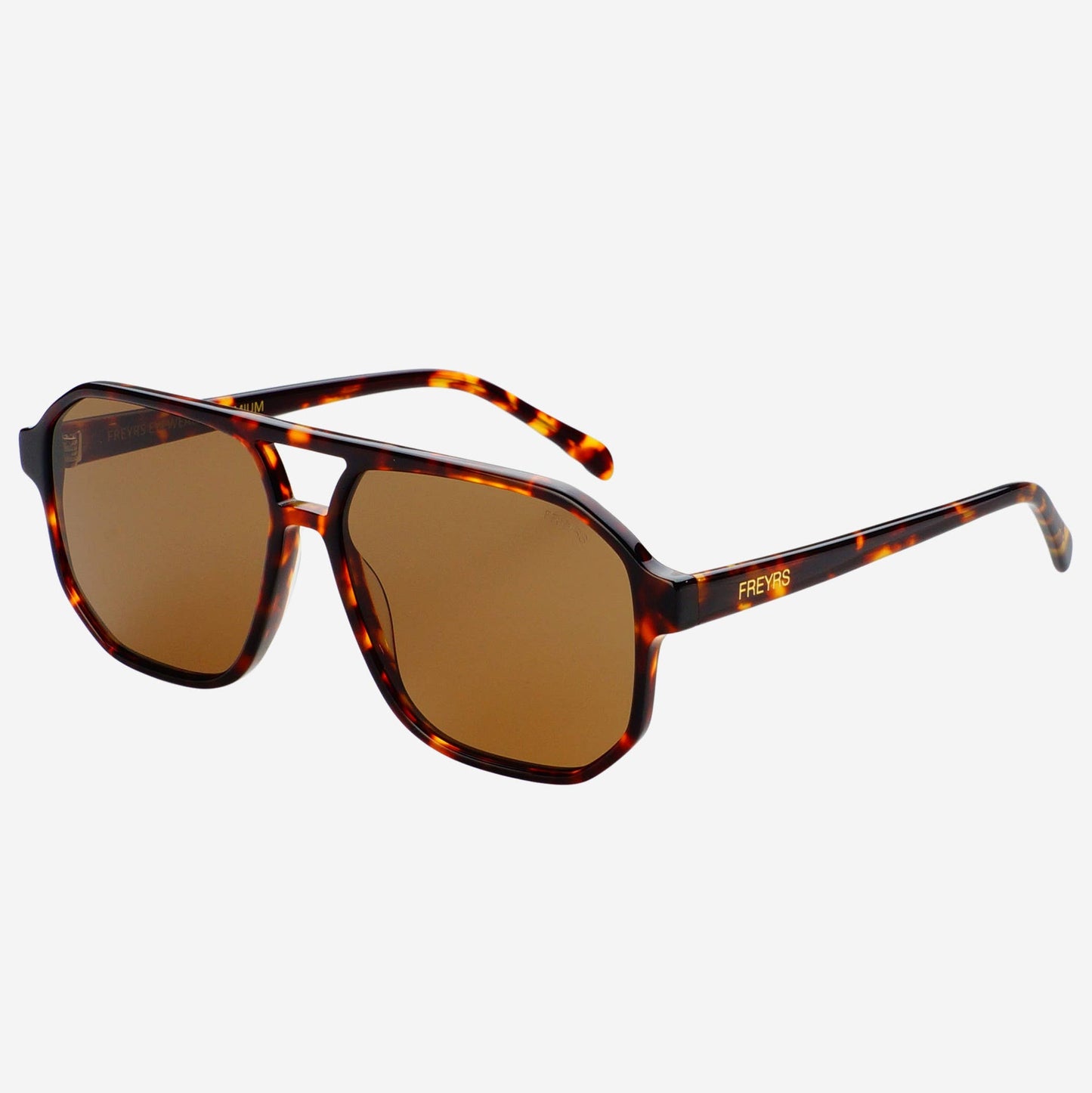 Billie Aviator Sunglasses: dark tortoise