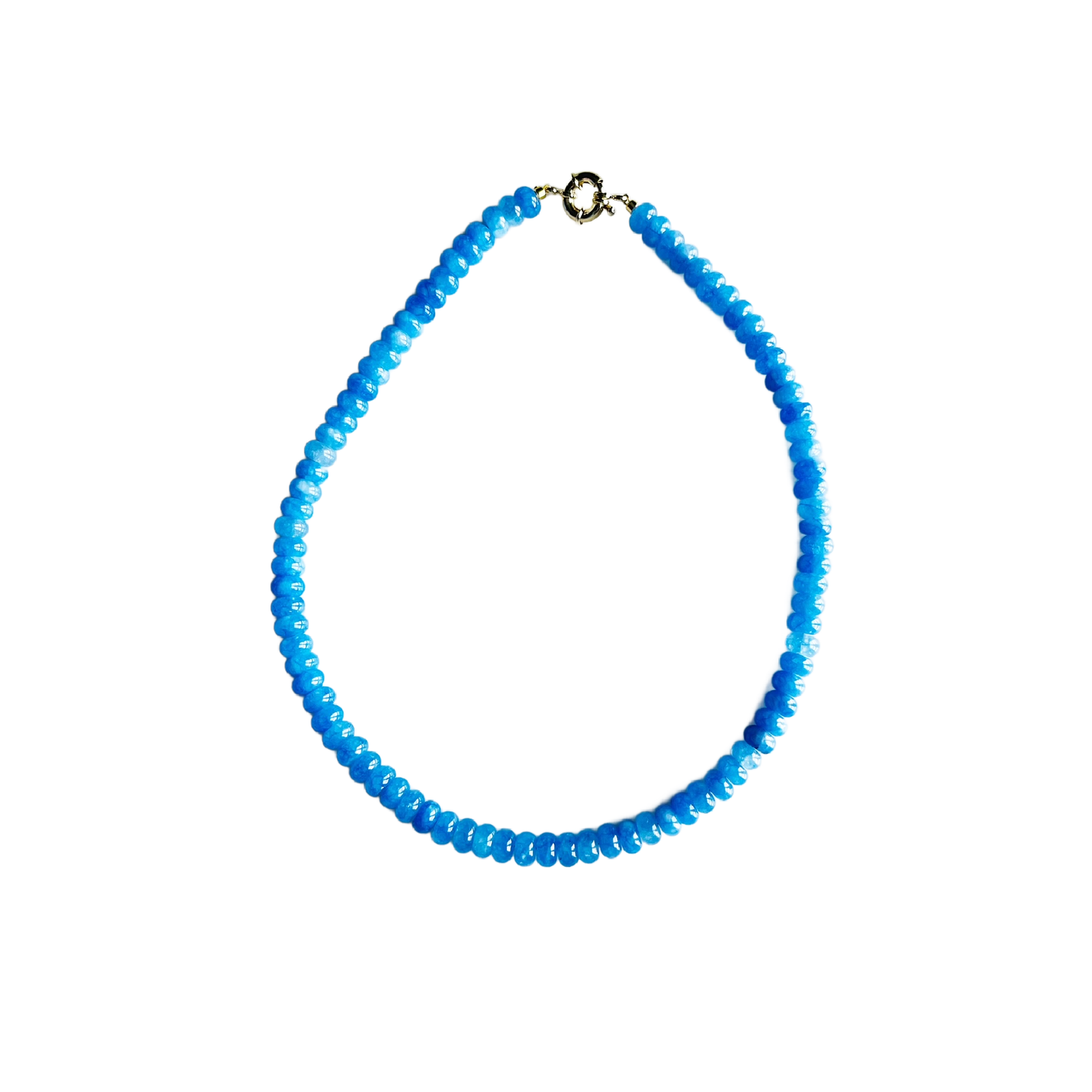 Candy Necklaces: Light Gray Angelite