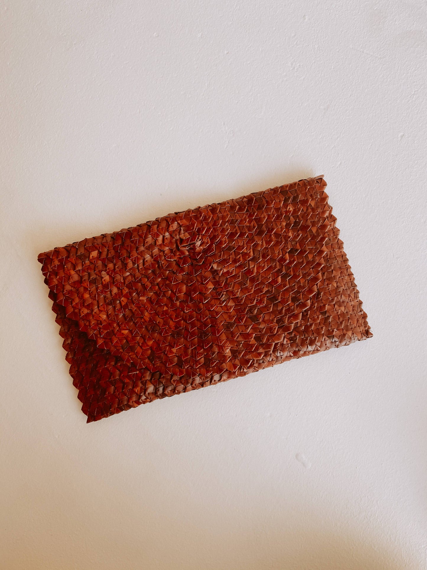 Rattan Clutch: Black