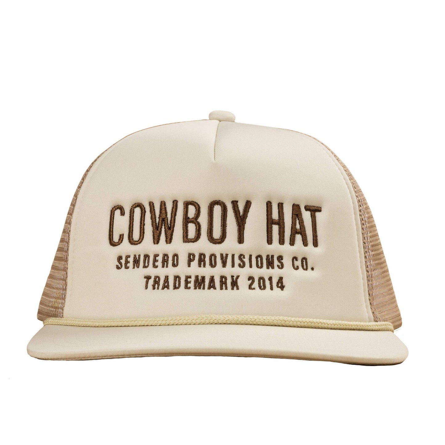 Cowboy Trucker Hat - cream