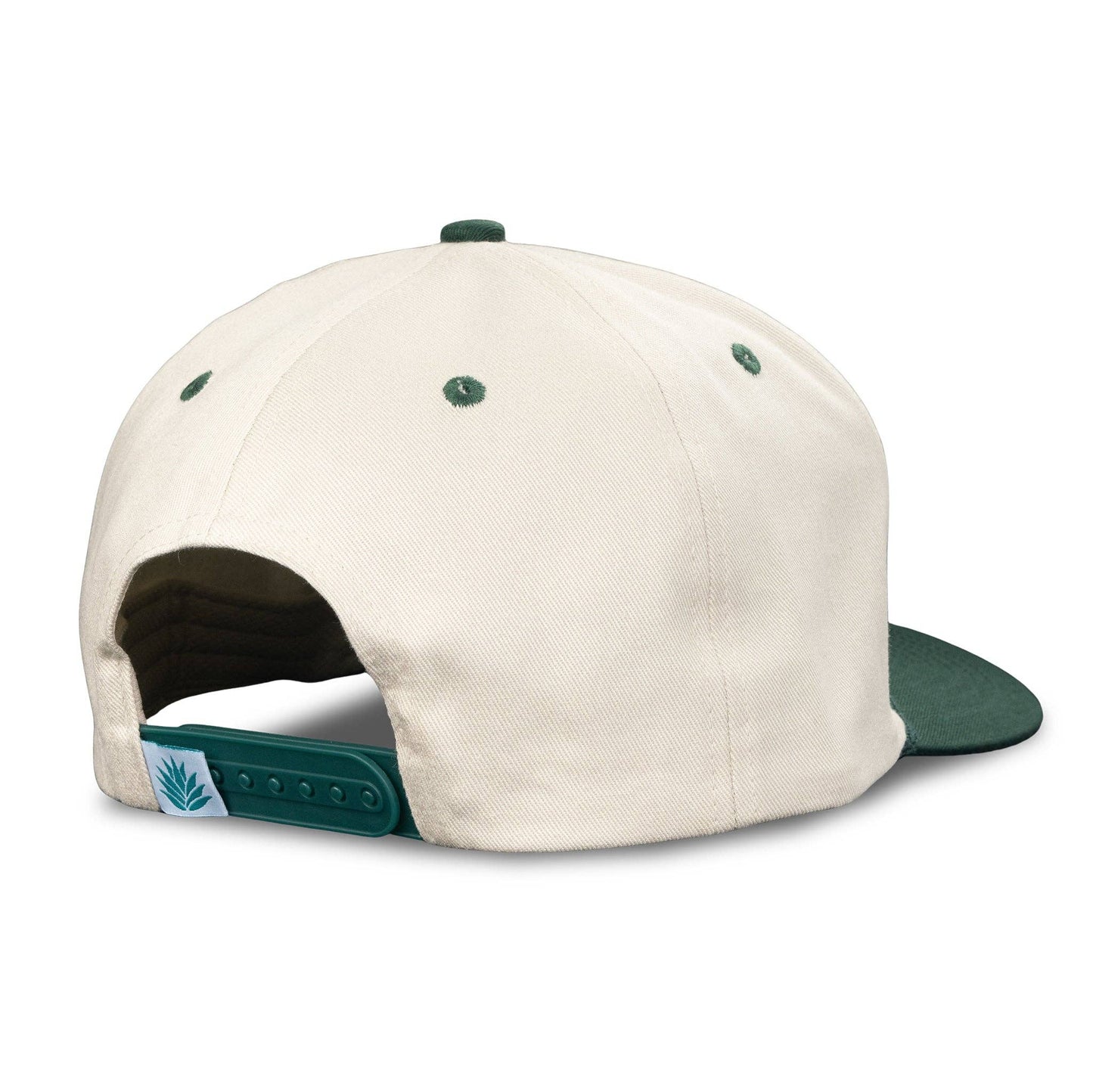 Logo Hat - Structured: Cream/Maroon