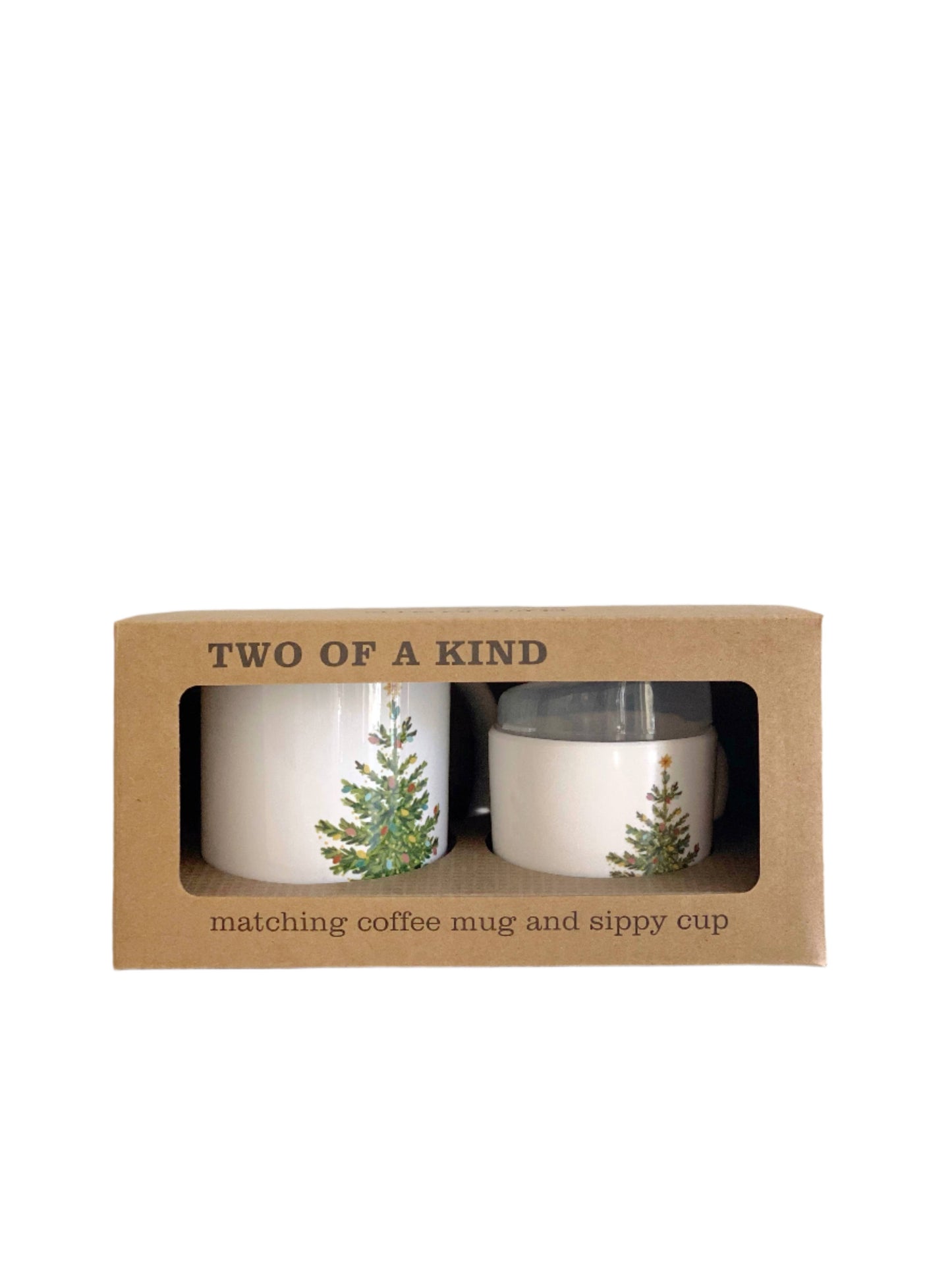 Christmas Tree Two of a Kind Cup Set