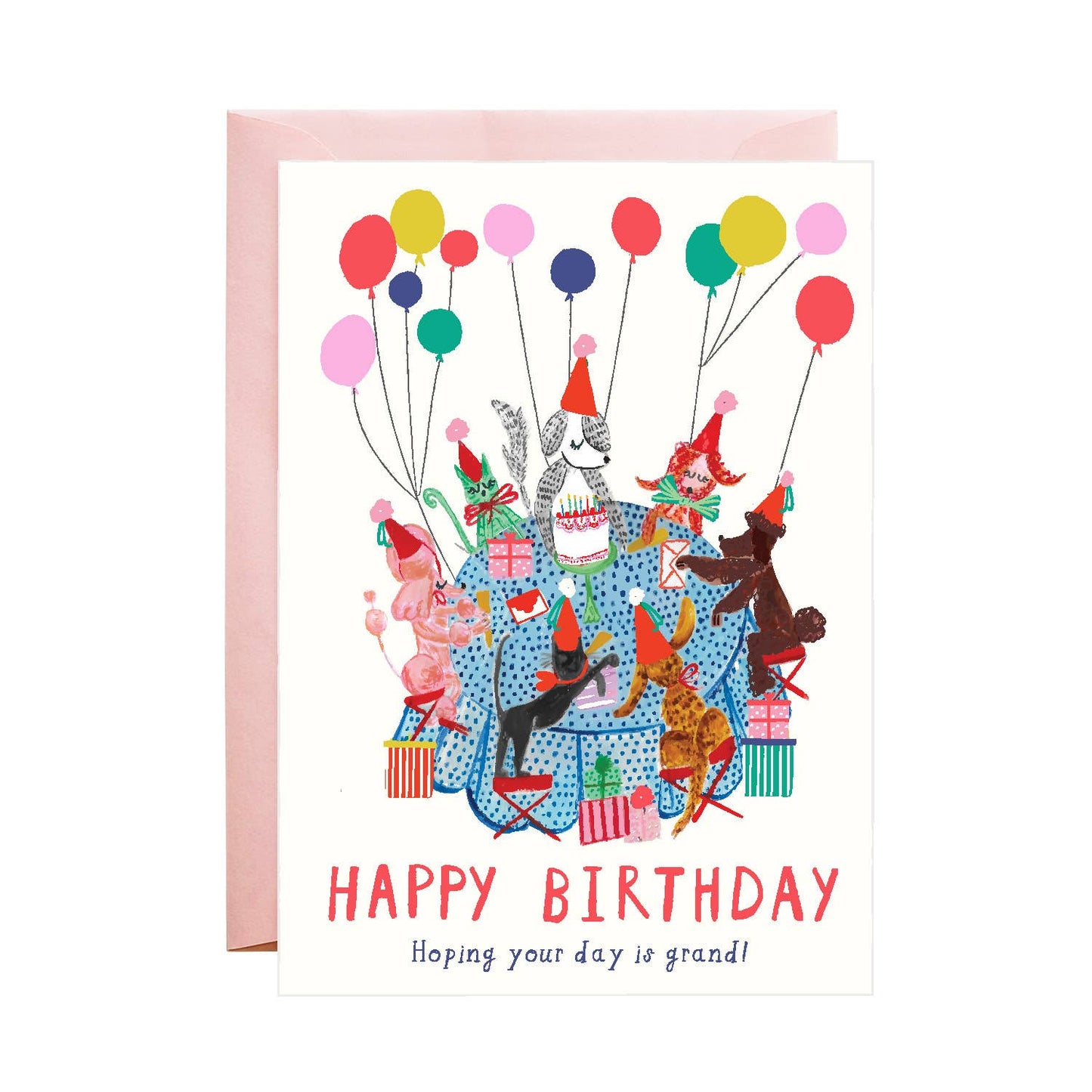 Dog Party - Greeting Card