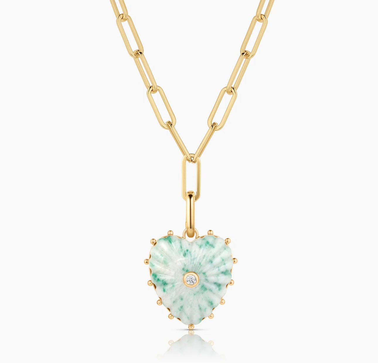 Malene Green Dot Clip