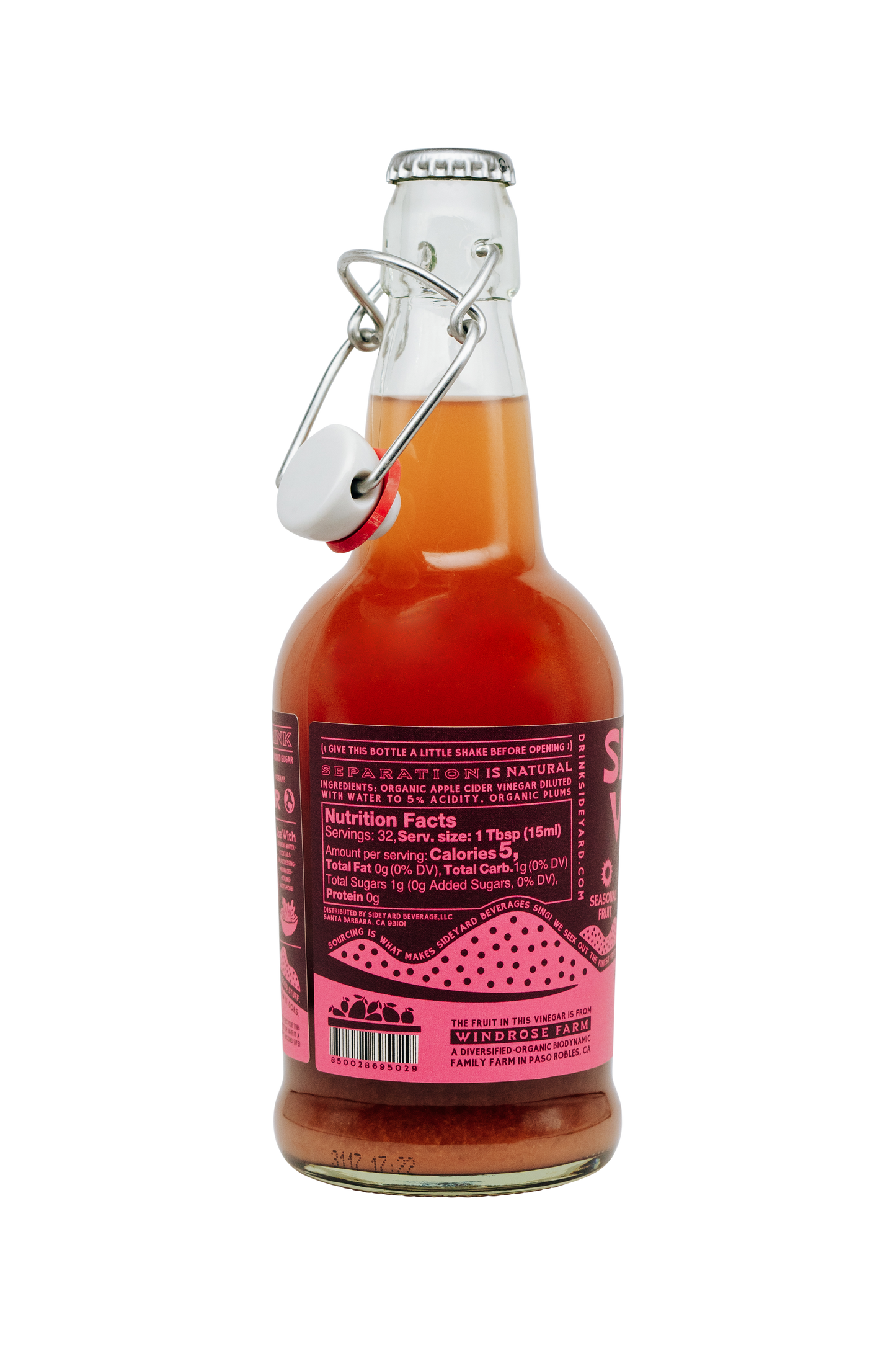 Plum Fruit-Infused Vinegar
