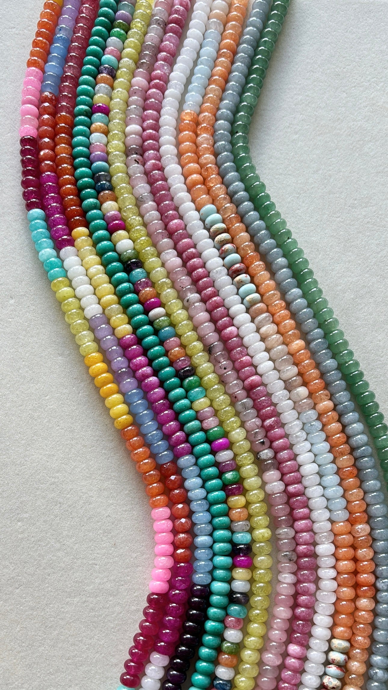 Tangerine Beaded Necklace