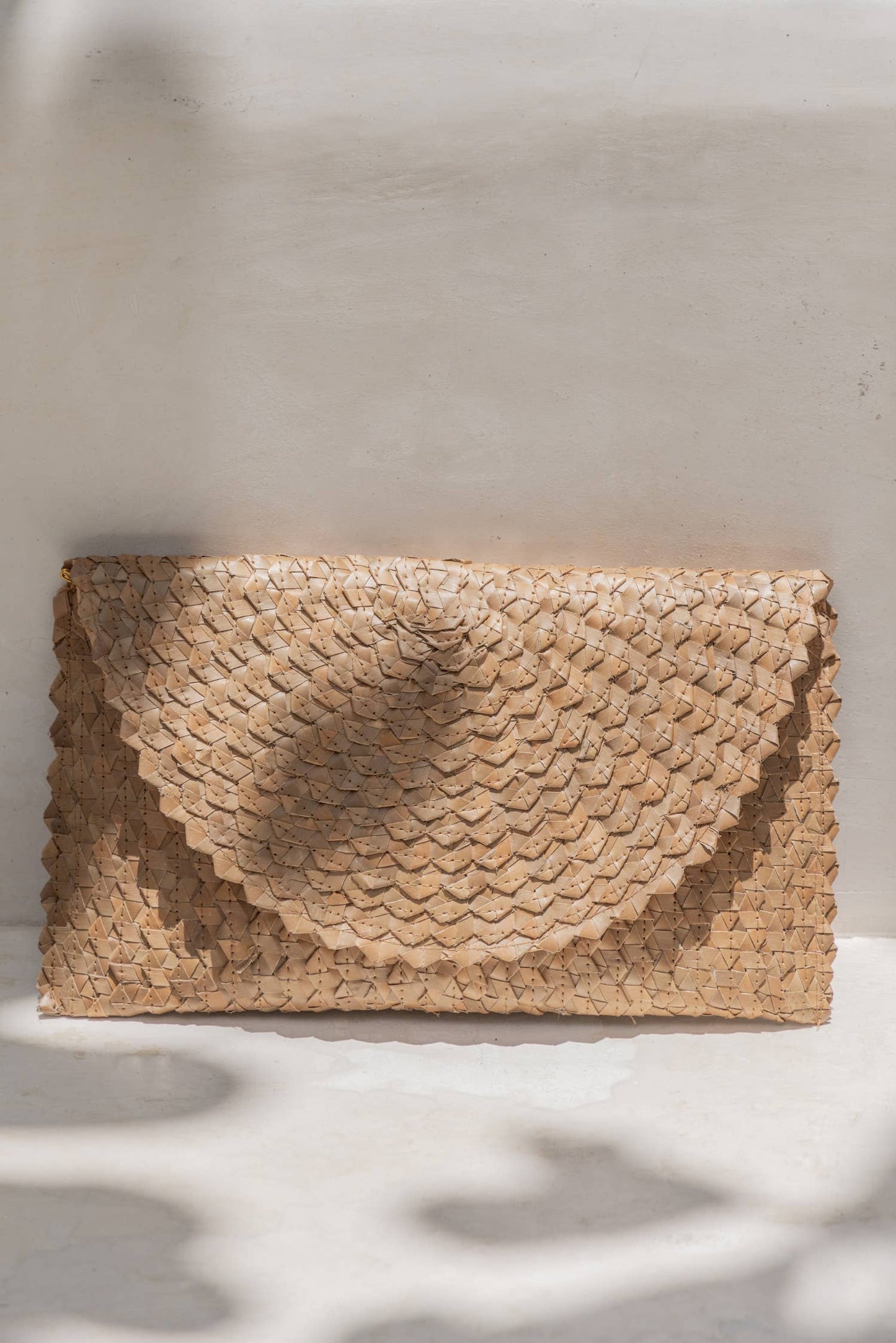 Rattan Clutch: Black