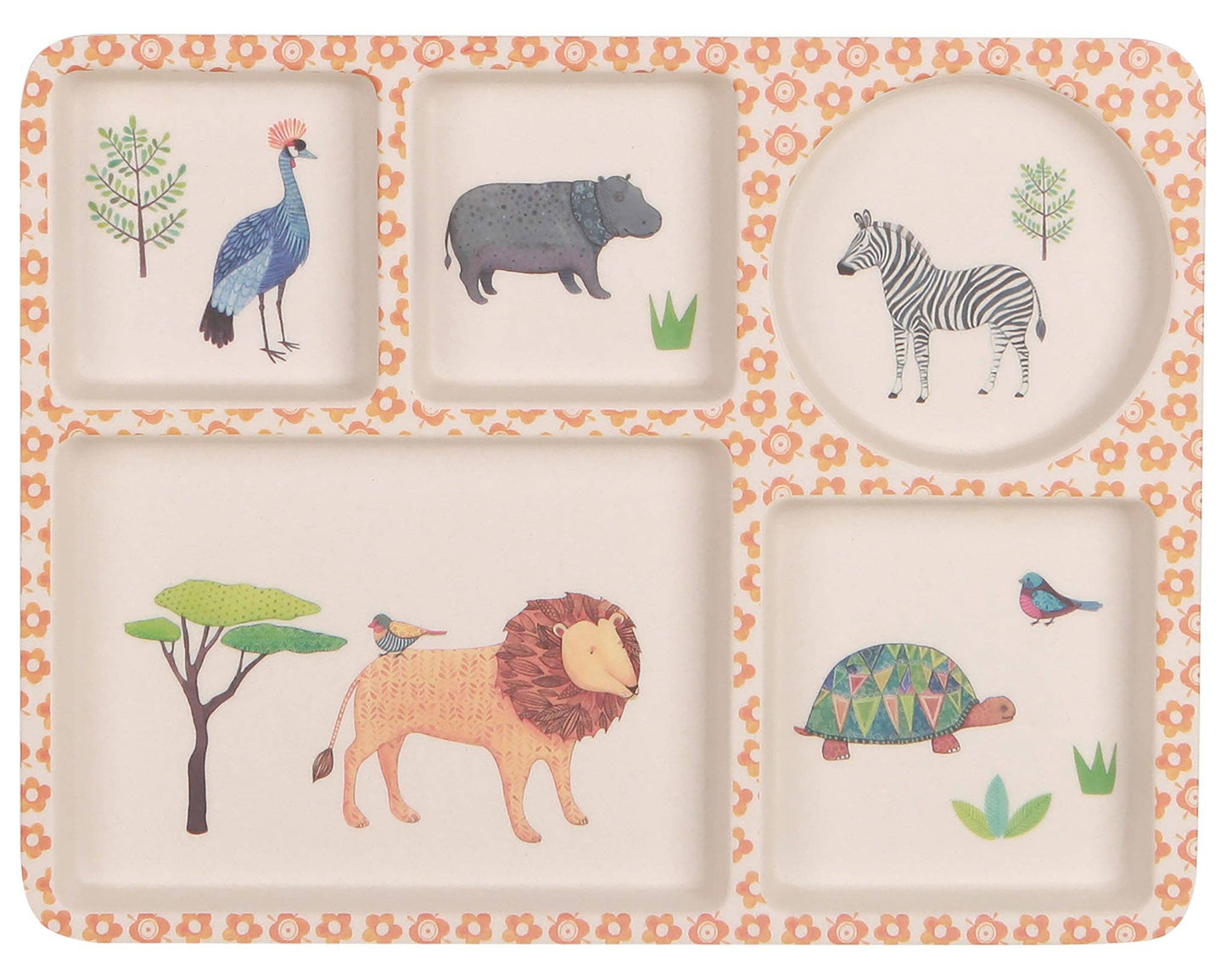 Divided Plate Set - On Safari