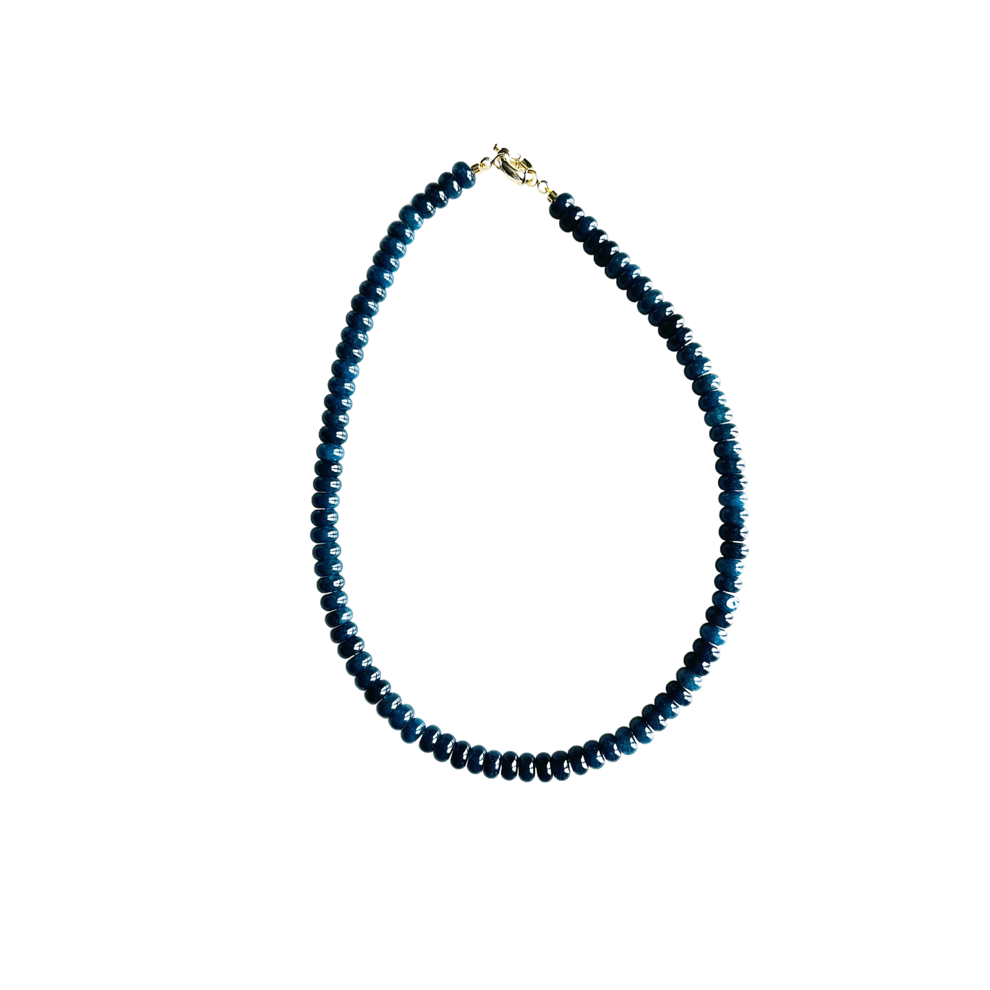 Candy Necklaces: Light Gray Angelite
