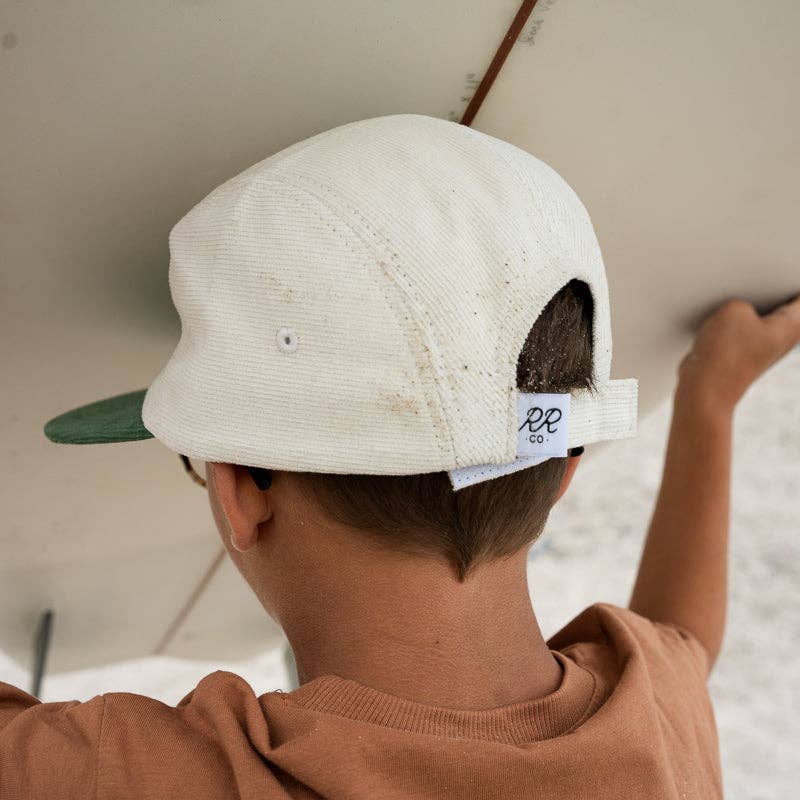 Palm Tree Corduroy Five-Panel Hat: Size 3