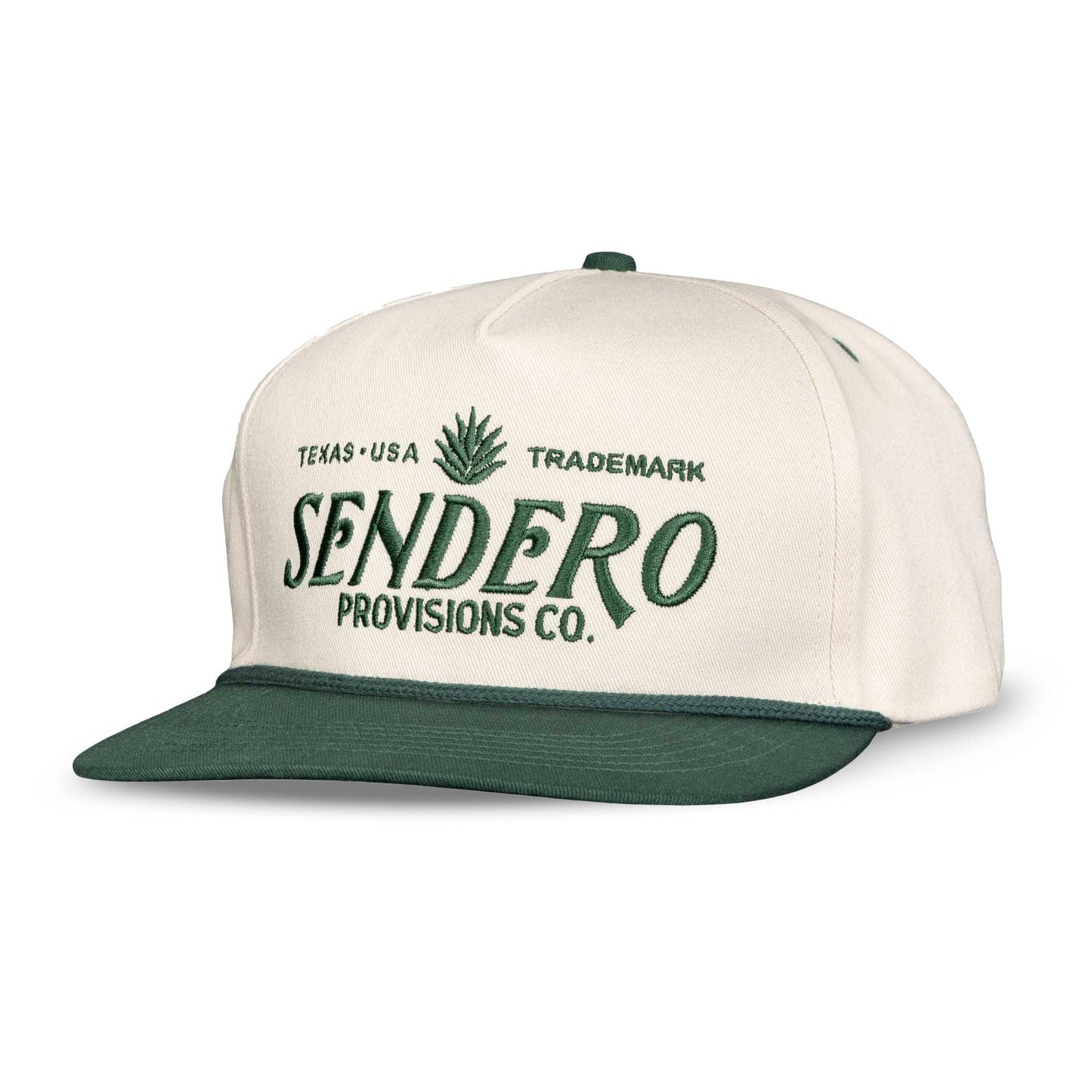 Logo Hat - Structured: Cream/Maroon