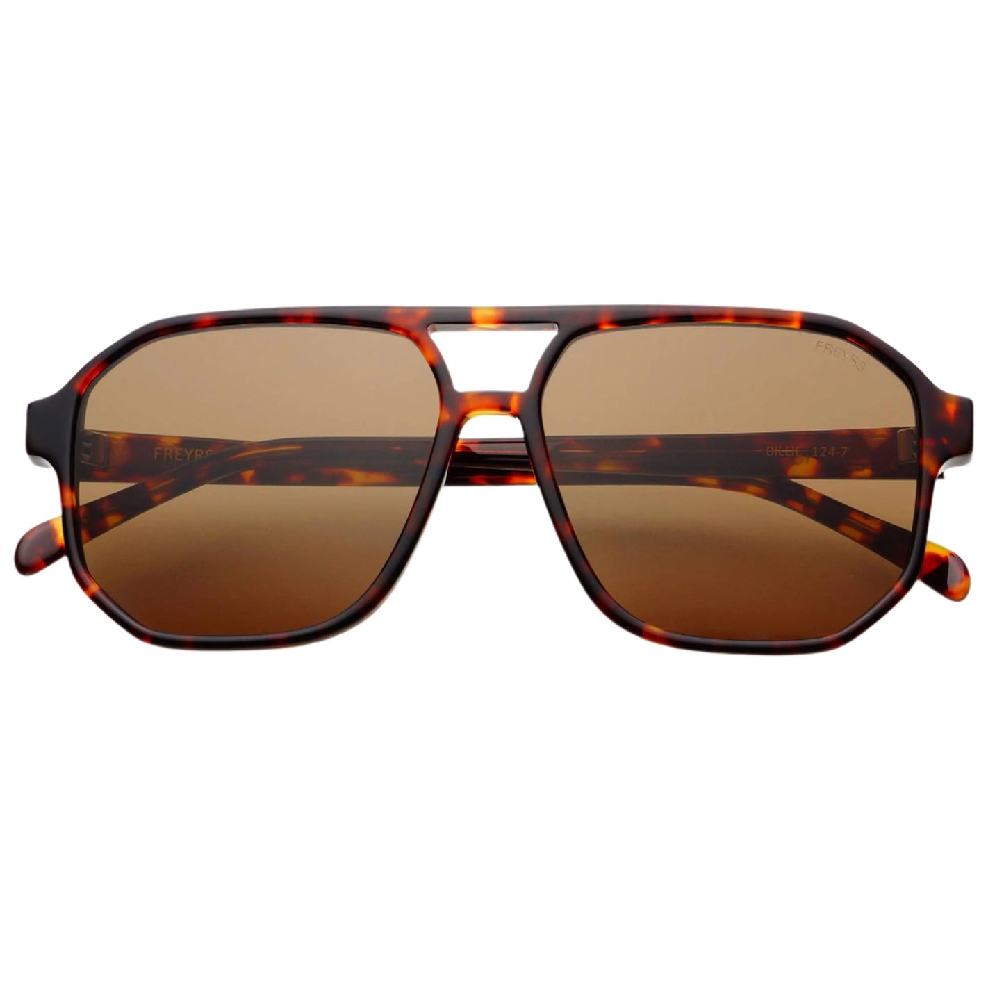 Billie Aviator Sunglasses: dark tortoise