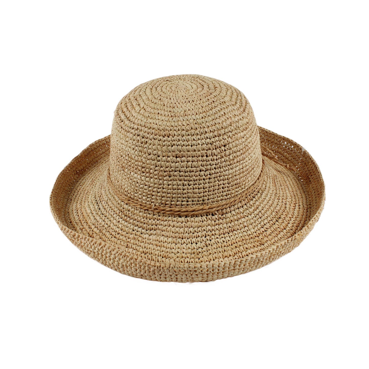 Raffia Kettle Brim Hat