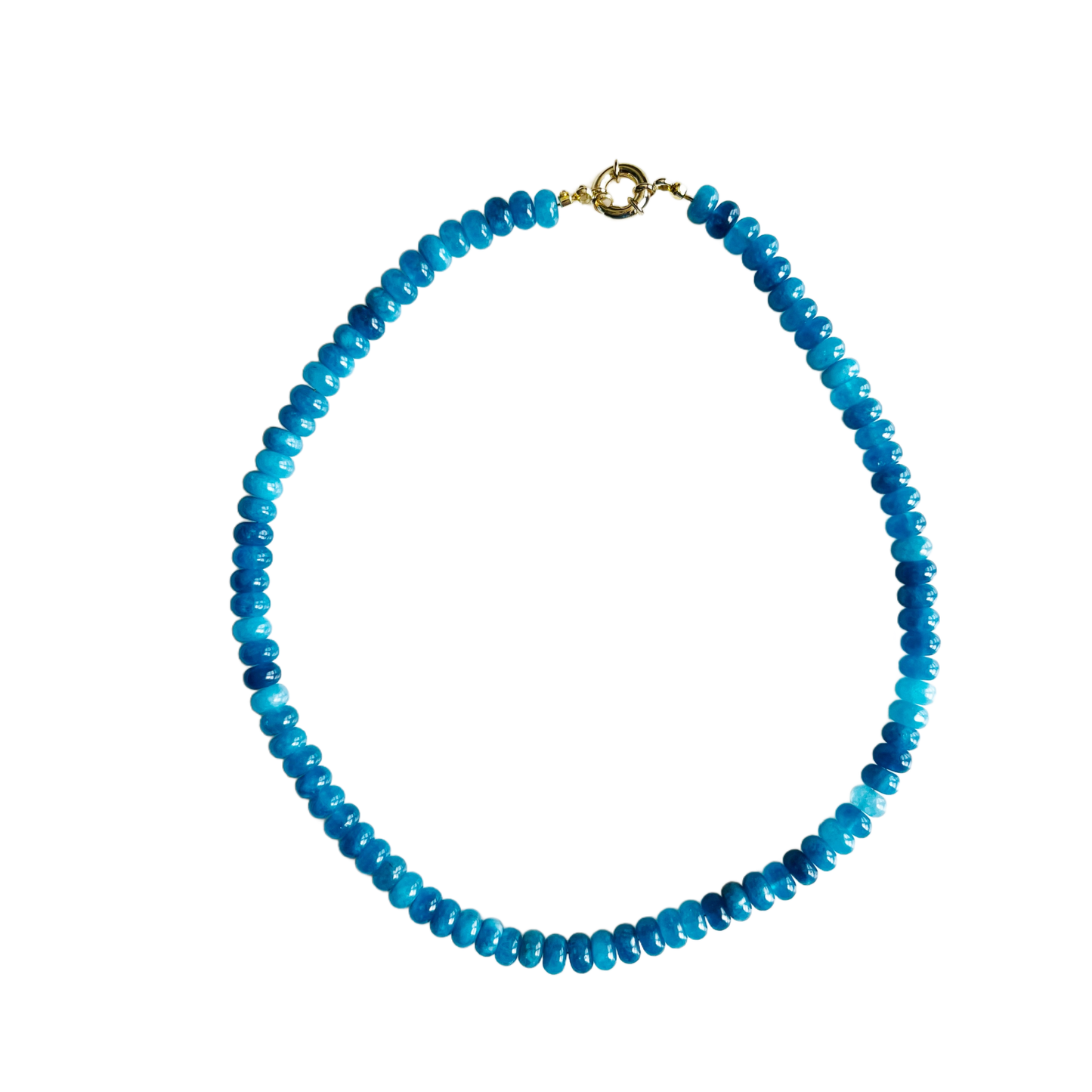 Candy Necklaces: Light Gray Angelite
