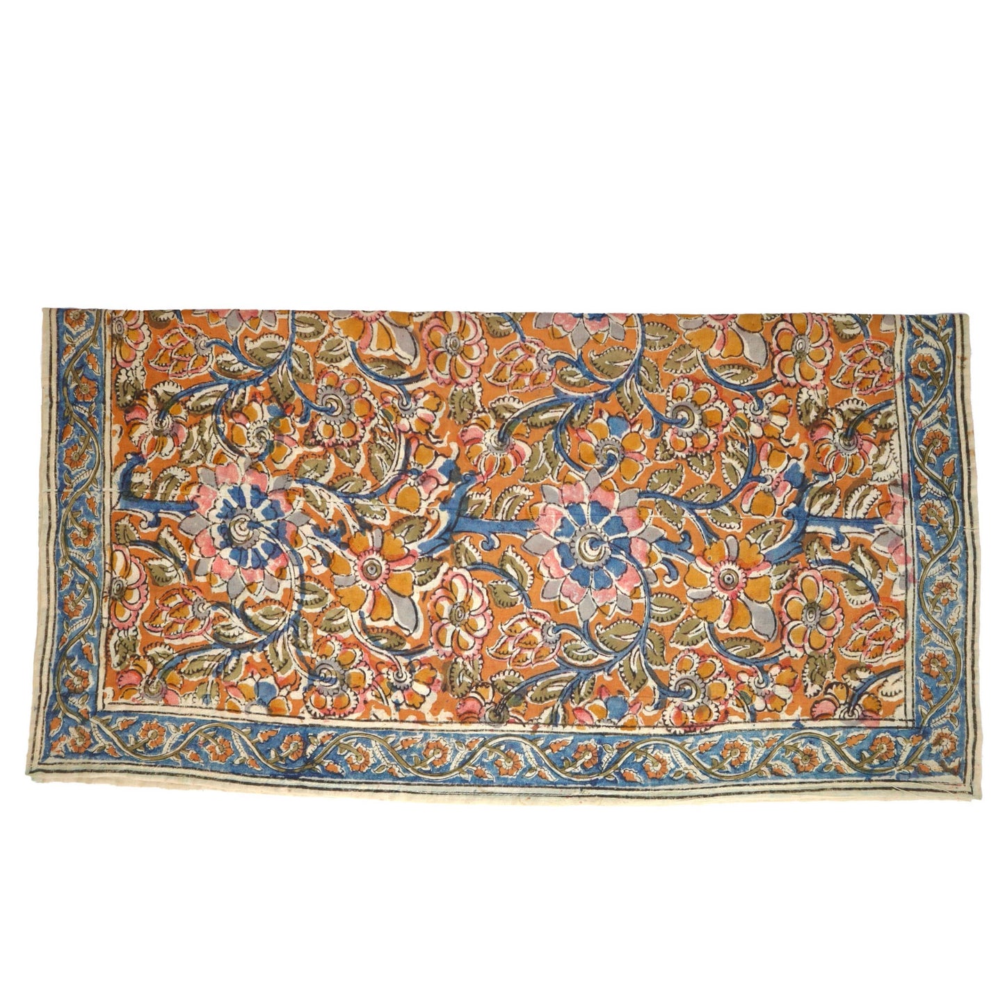 Cobalt Floral - Cotton Bandana
