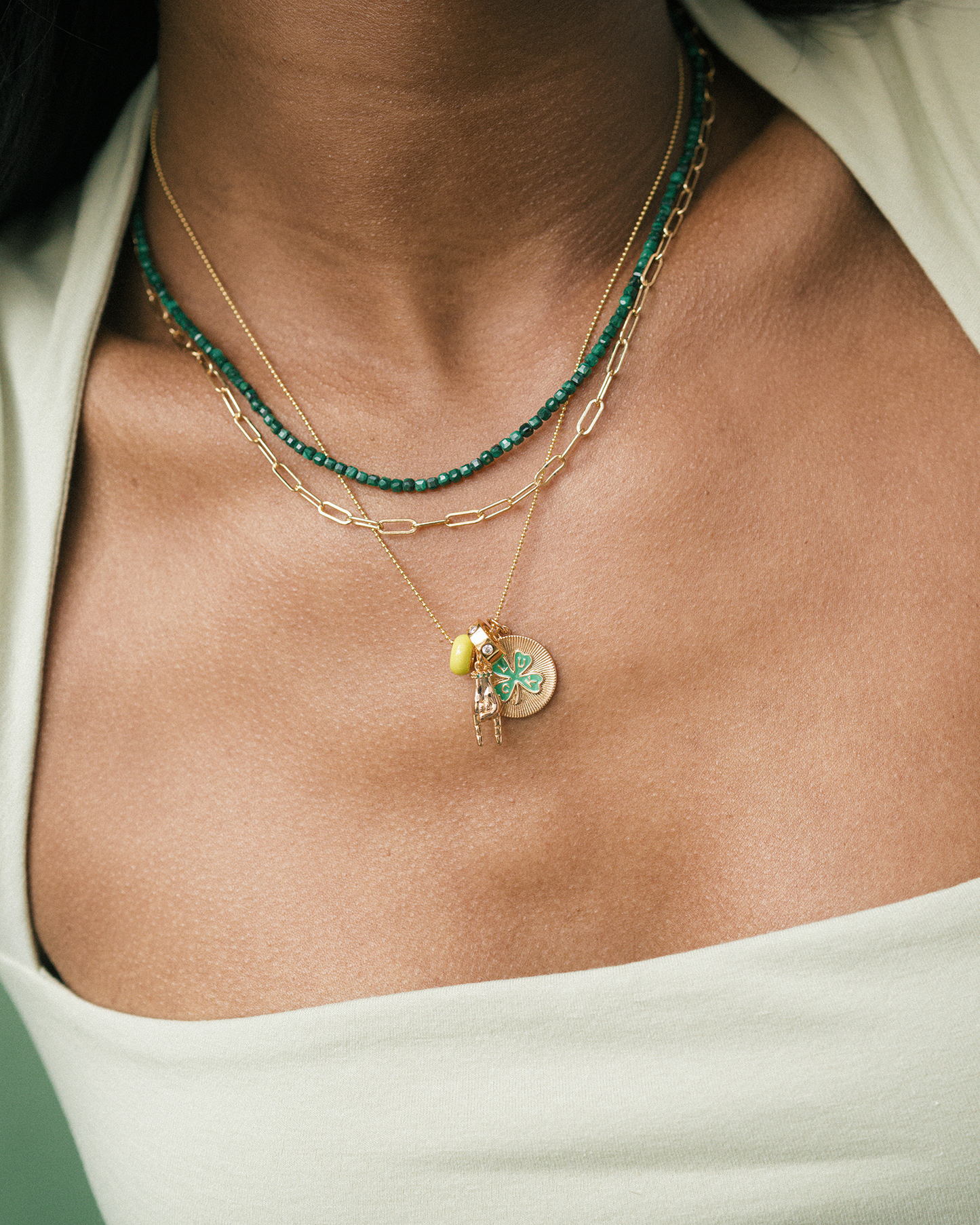 Harlan Good Luck Charm: Emerald