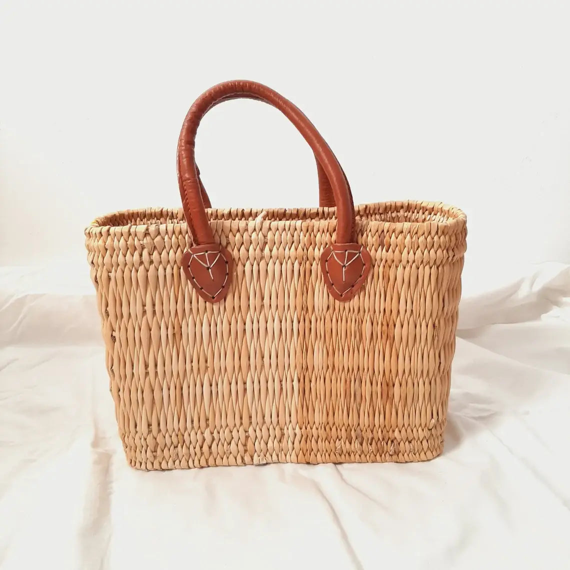 Natural Straw Handbag - Straw Bag, Straw Tote Bag, Market: Set of 3 size