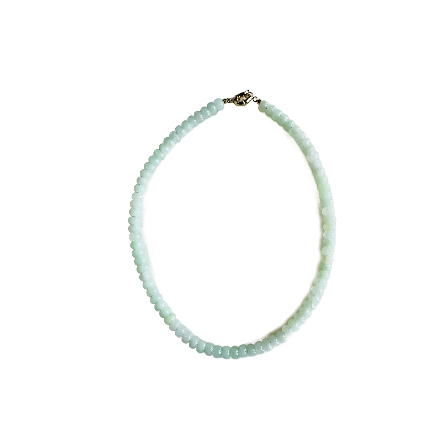Candy Necklaces: Light Gray Angelite