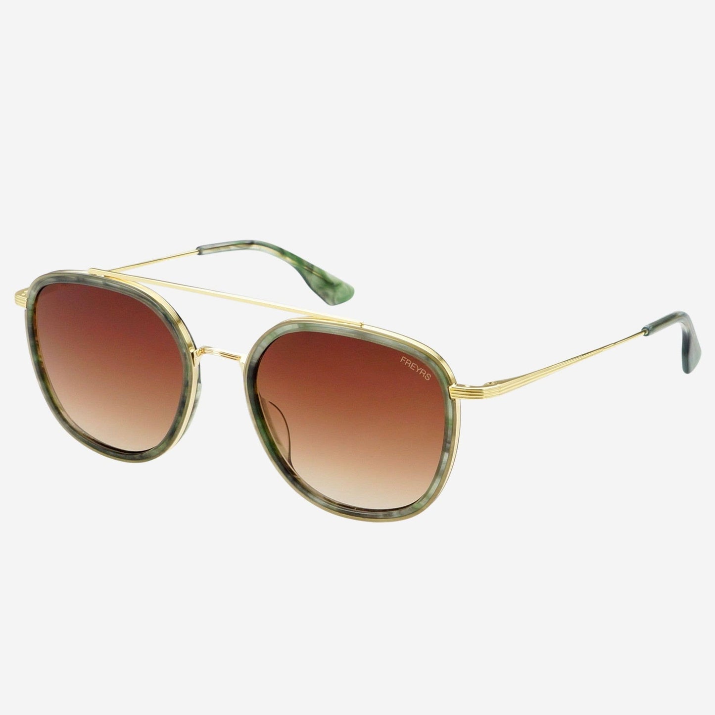 Weston Acetate Round Sunglasses : Emerald