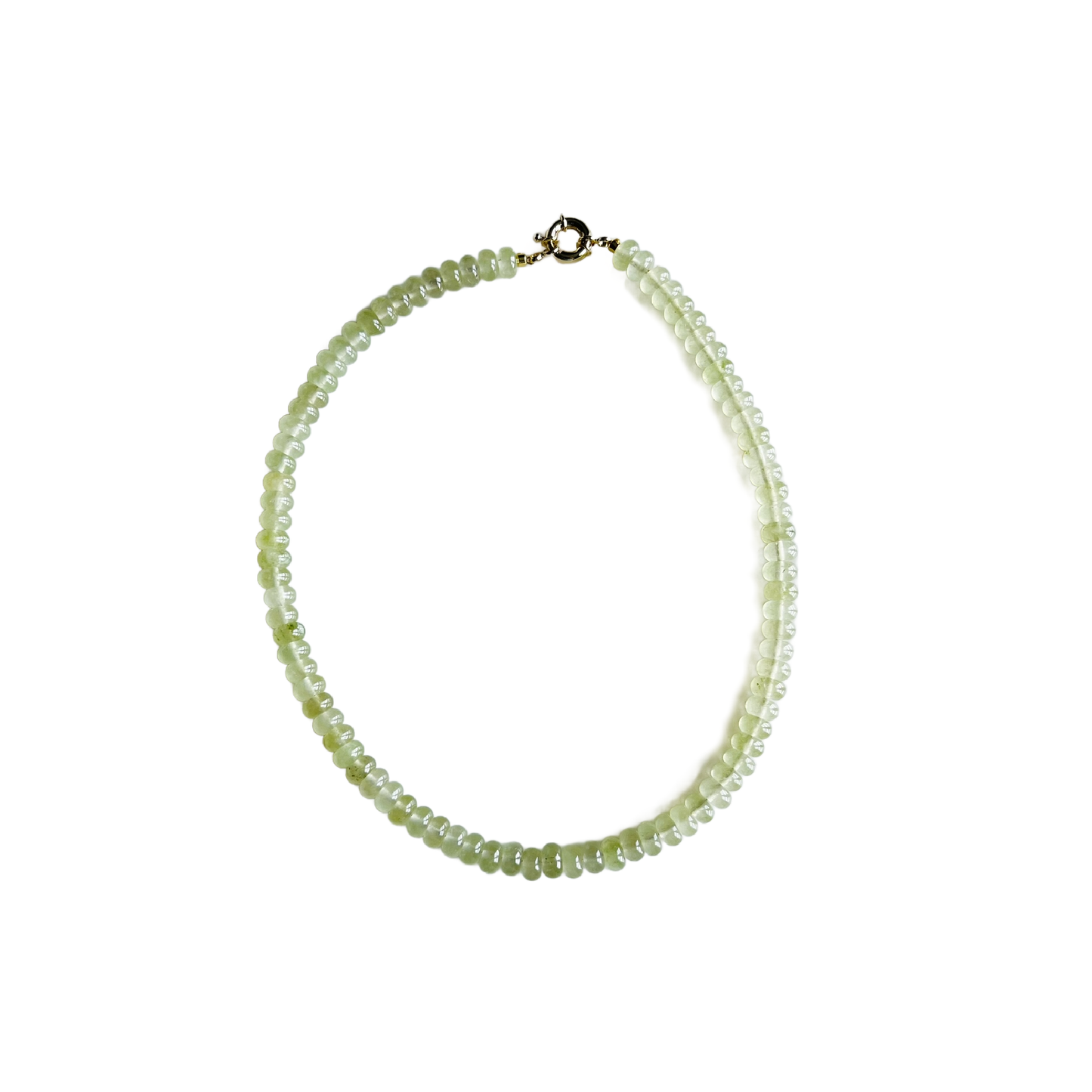 Candy Necklaces: Light Gray Angelite