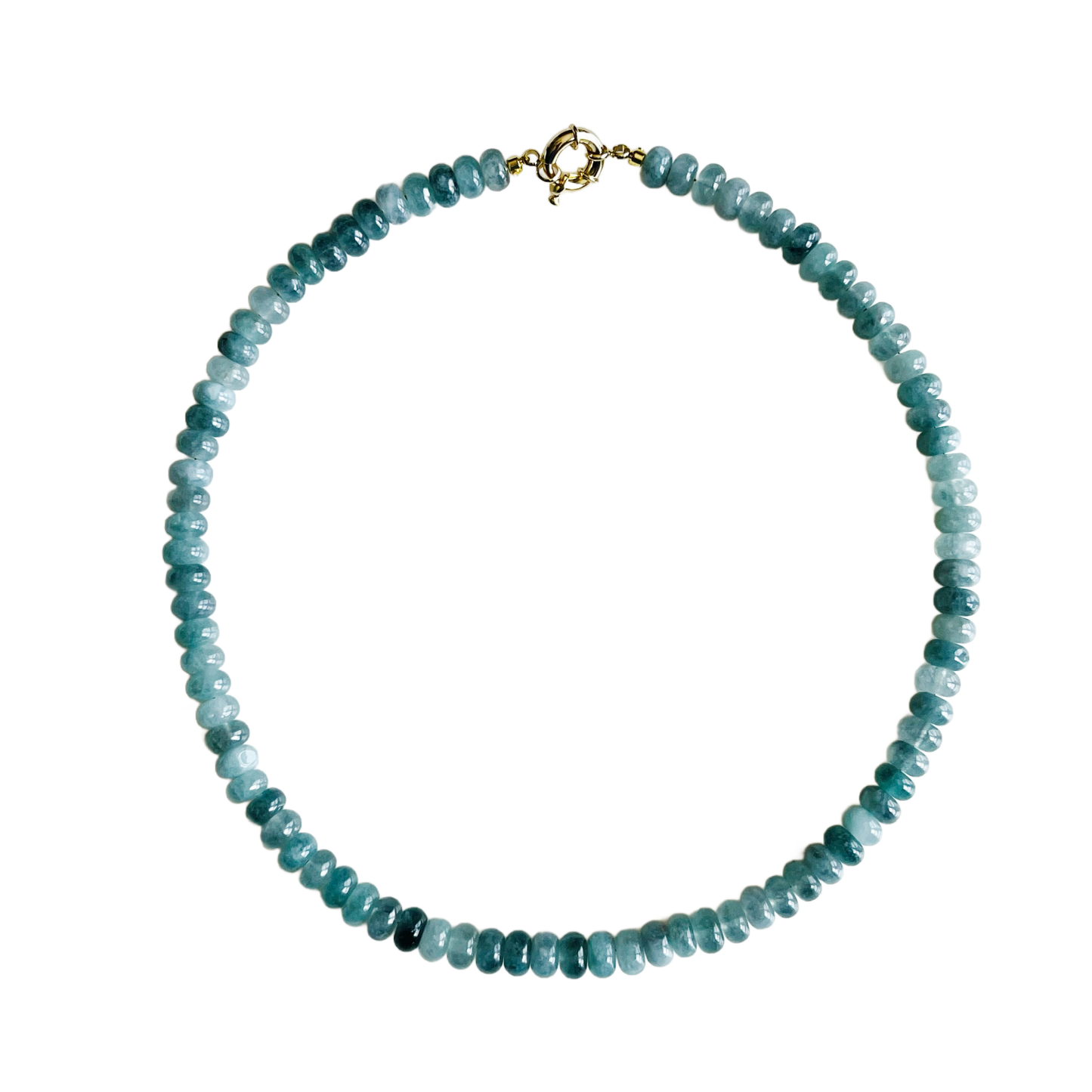 Candy Necklaces: Light Gray Angelite