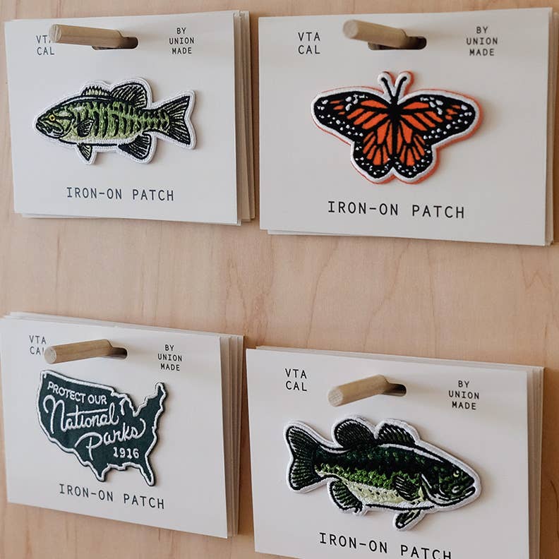 Take the Scenic Route Embroidered Iron on Patch: No