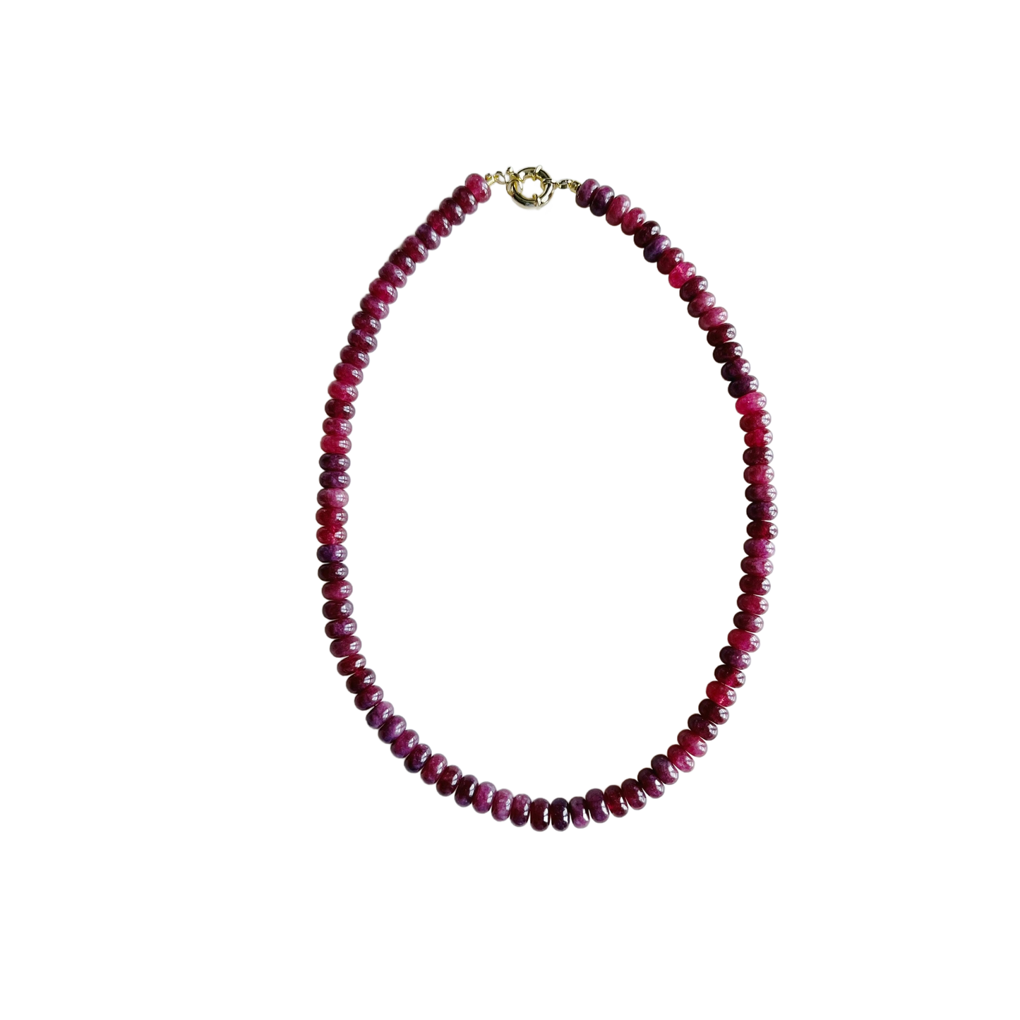 Candy Necklaces: Light Gray Angelite