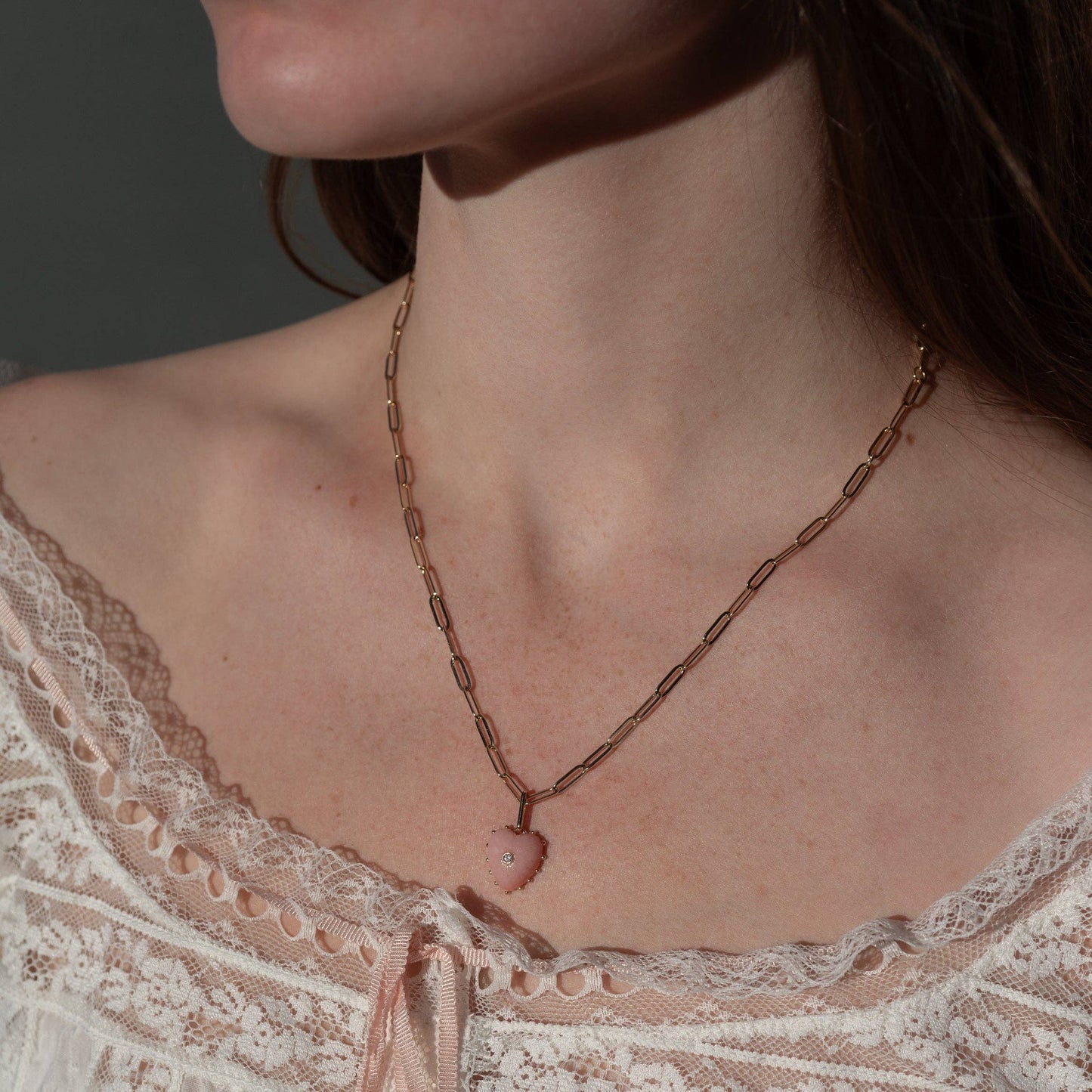 Isabel Pink Opal Charm