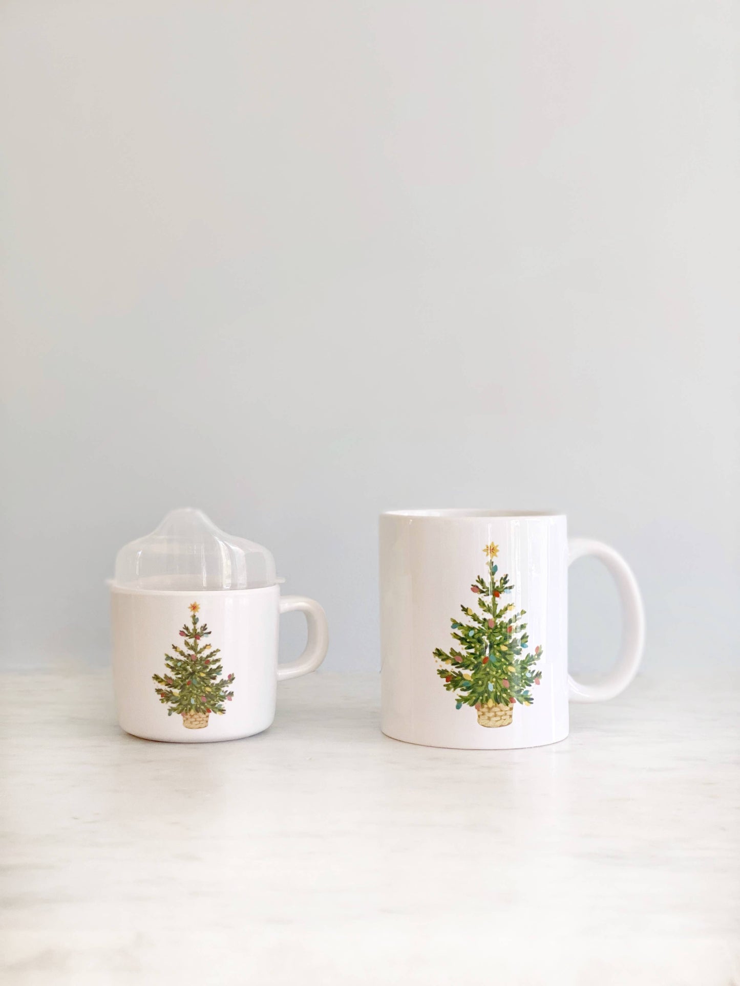Christmas Tree Two of a Kind Cup Set