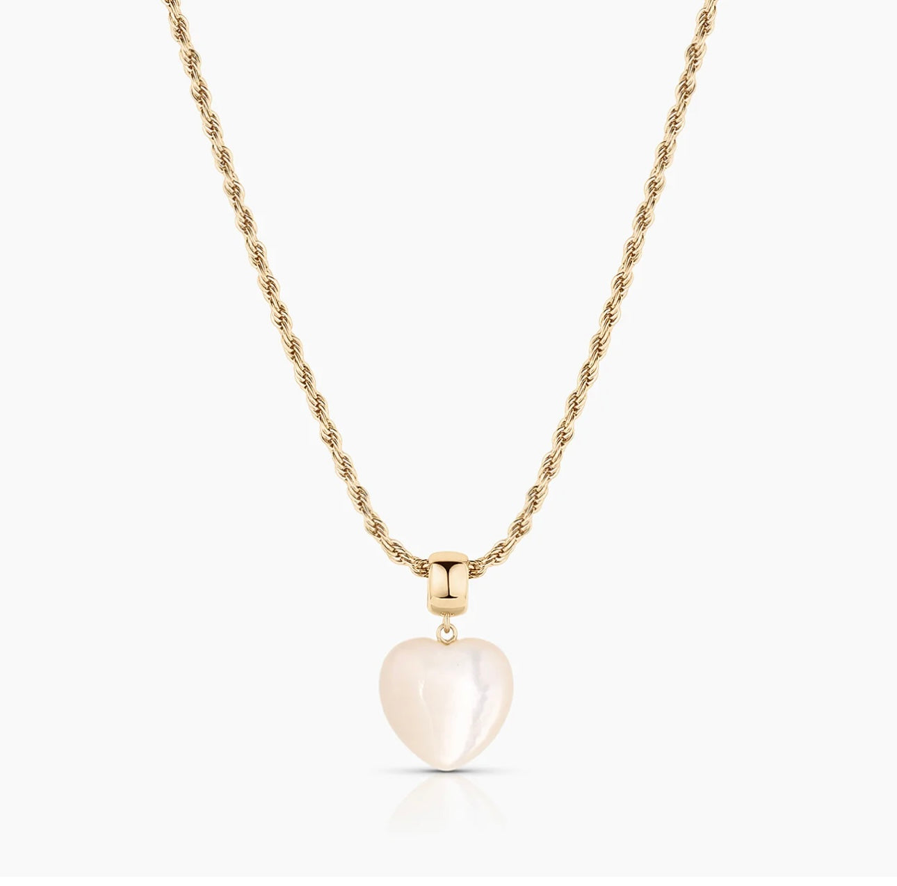 Gemma Mother of Pearl Bail Charm