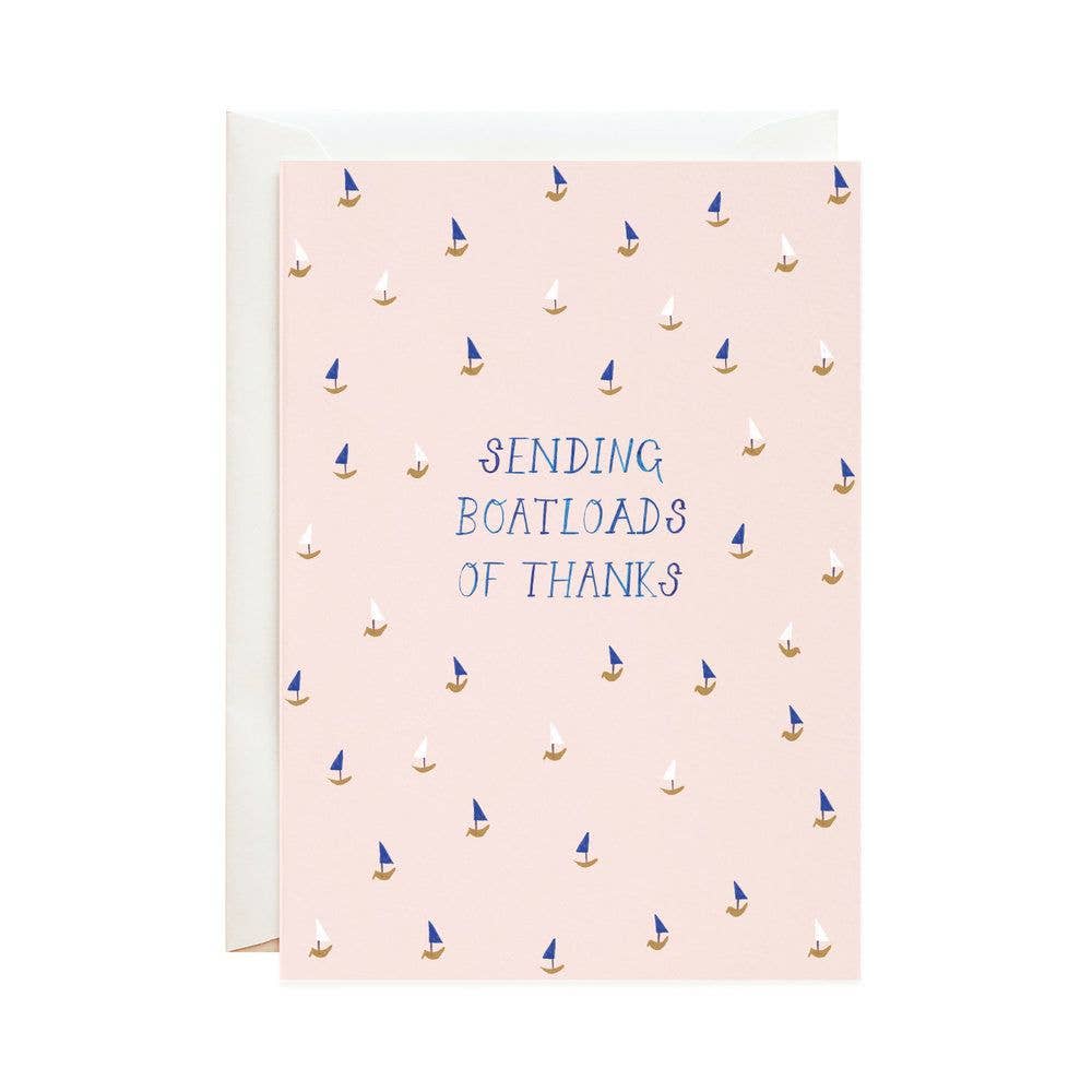 Boatloads - Thank You Greeting Card: Single