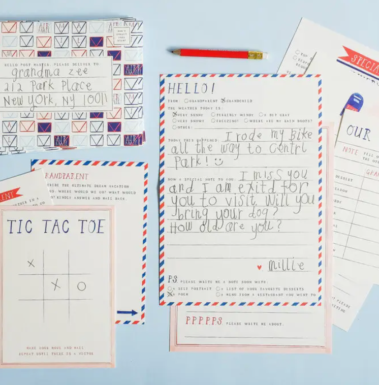 Grandparent + Grandchild Pen Pal Kit