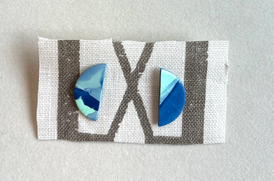ClayCause Half Moon Earrings