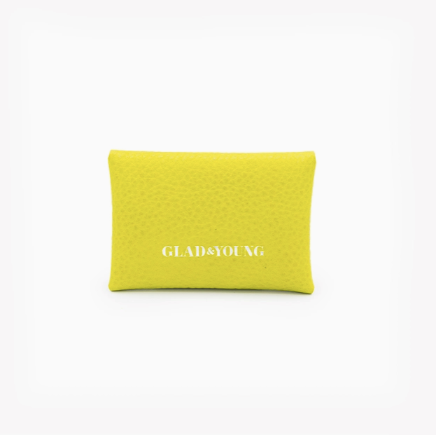 Mini Envelope card holder - Lemon