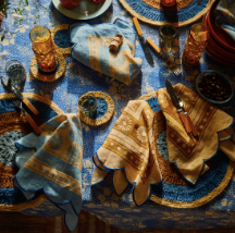 Amer Napkin Set - Blue Jean