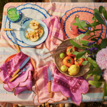 Amer Napkin Set - Rosewater