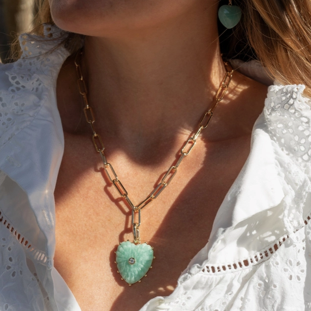 Malene Amazonite Clip Charm