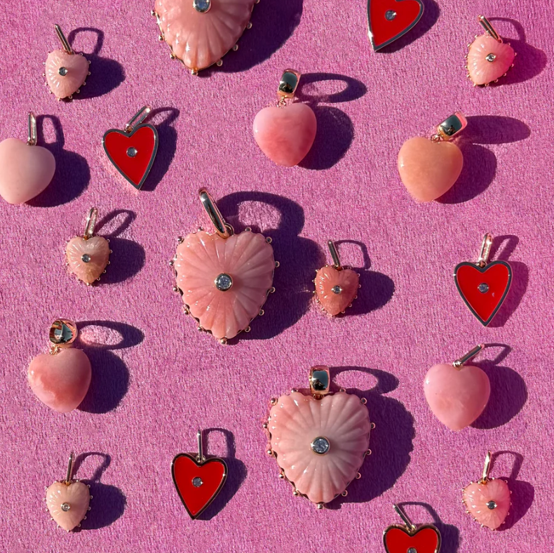 Malene Pink Opal Clip