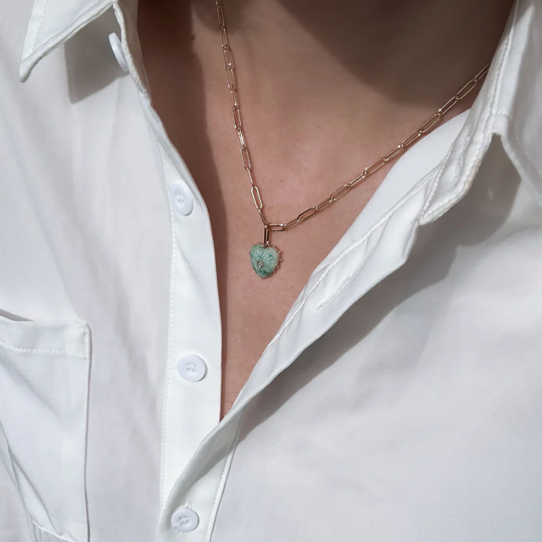 Isabel Green Dot Charm