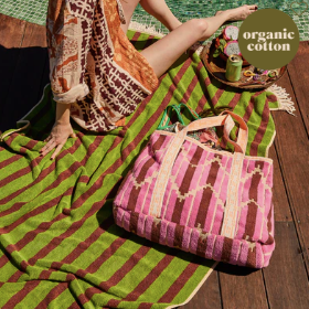 Nisha Terry Tote Bag - Rosewater