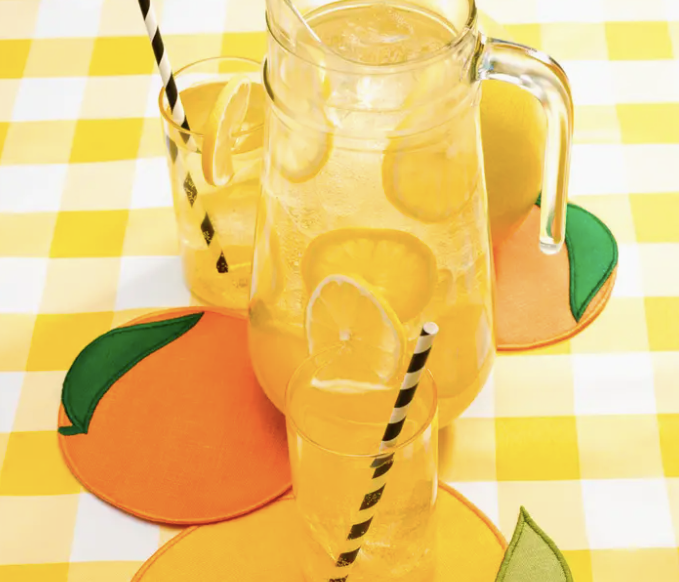 Citrus Cocktail Napkins - Set Of 4