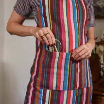 Corinne Linen Apron