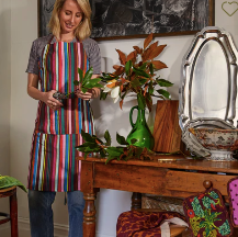 Corinne Linen Apron