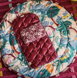 Evette Change Mat - Mahogany