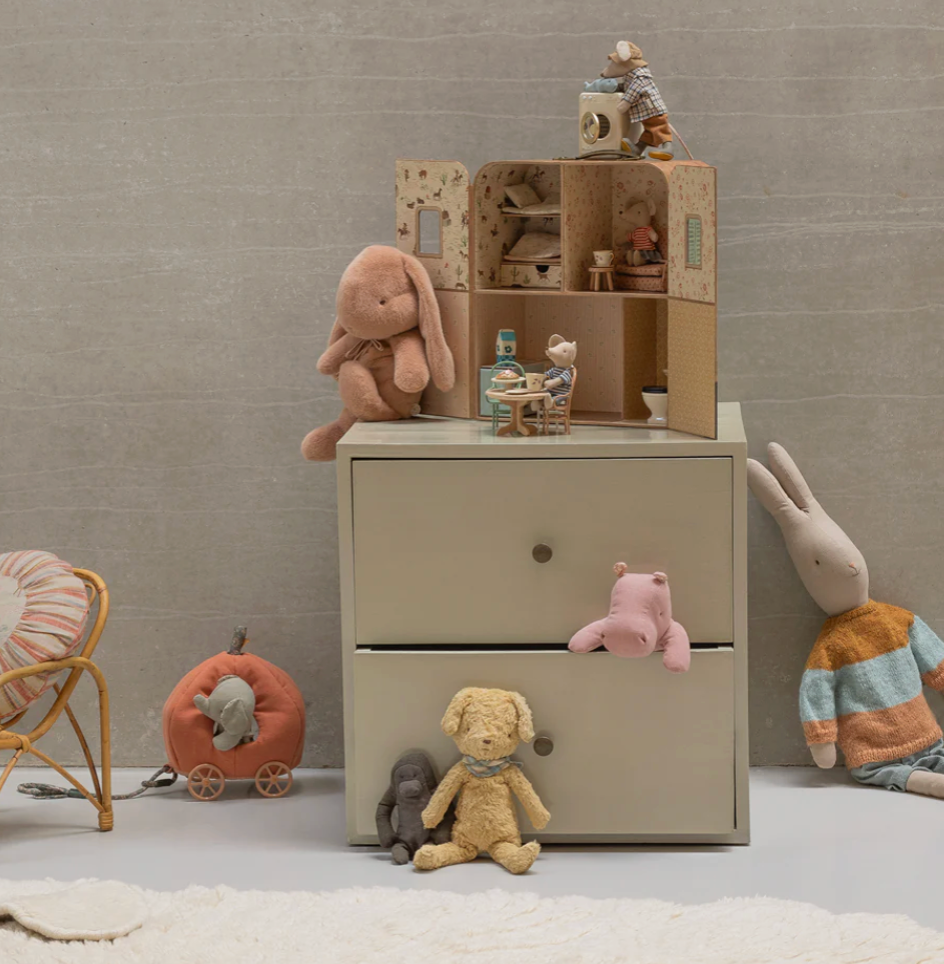 Vintage Dog plush - Soft sand