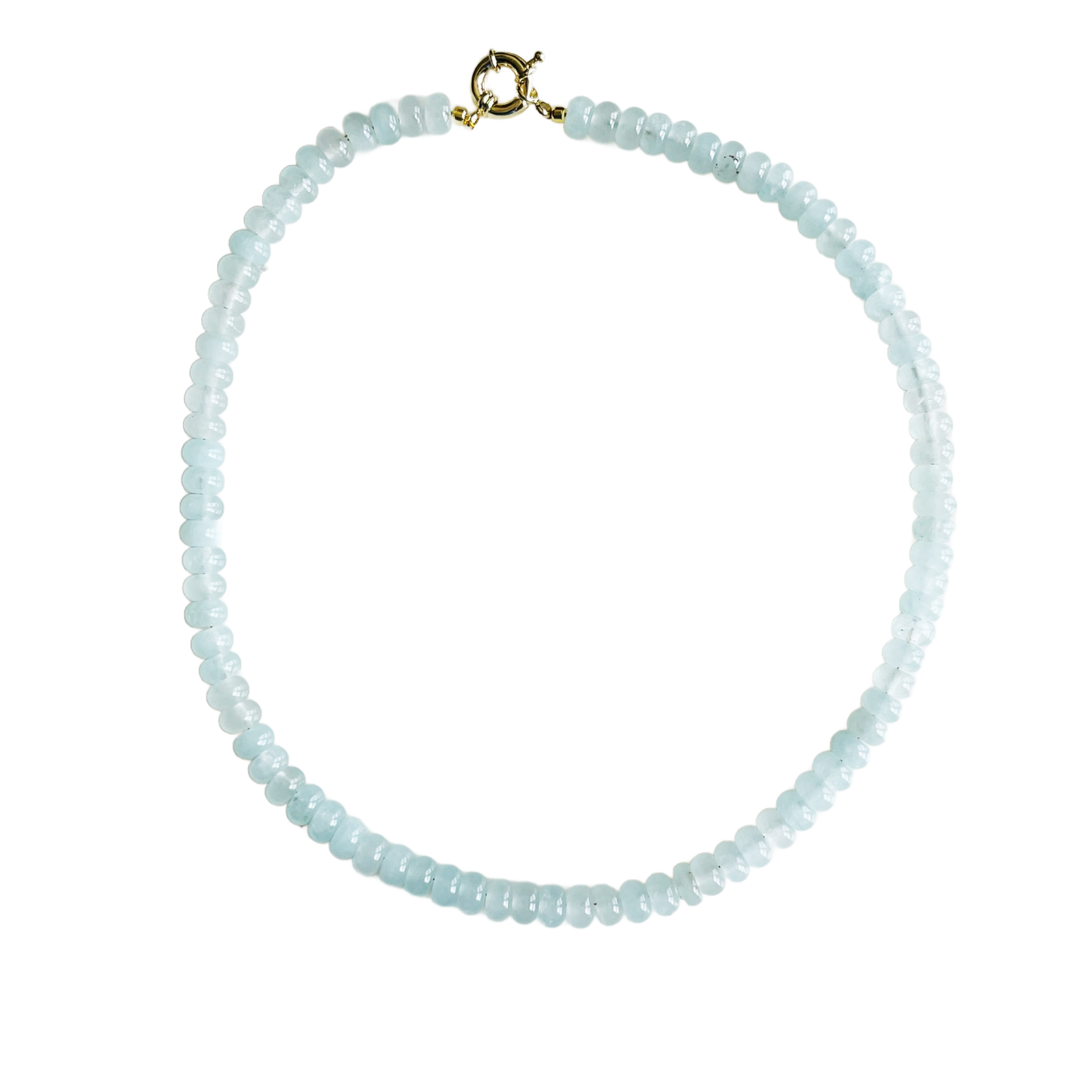Candy Necklaces: Seaglass Blue