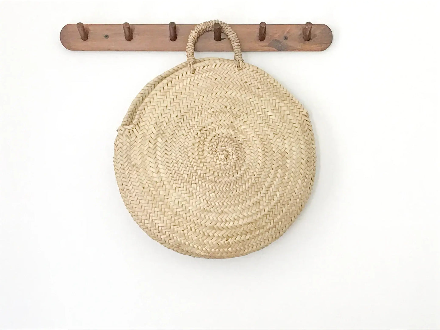 Moroccan Round Short Handled Bag