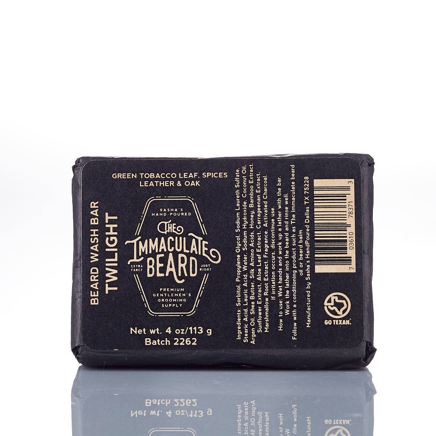 Beard Balm TWILIGHT tobacco leather & oak